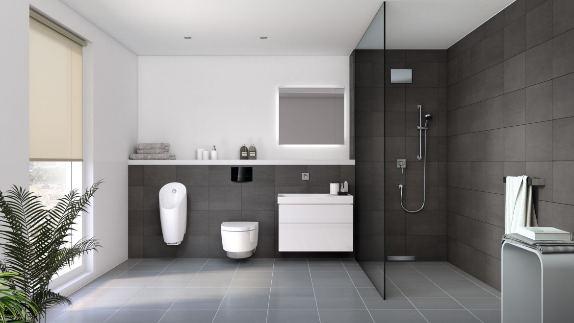 Premium bathroom environment representing homeowner and trade buyer pathways