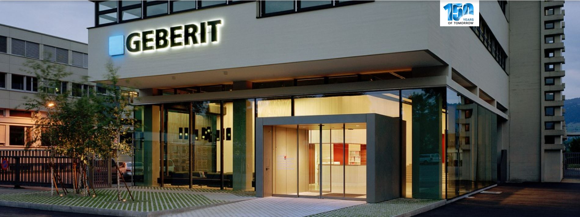 Geberit bathroom system imagery from Carera's public brand page