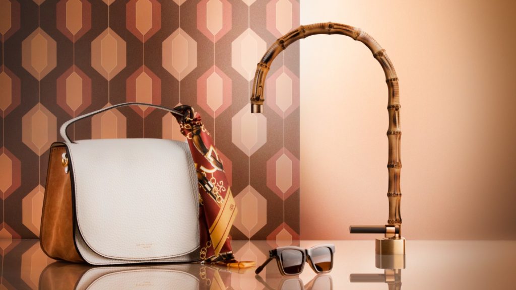 Premium bathroom showroom and product environment representing Carera's category authority